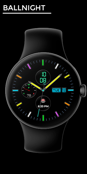 Ballnight - watch face Screenshot 0