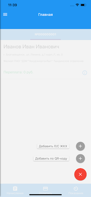 ДЭК Энергосбыт ЕАО Screenshot 1