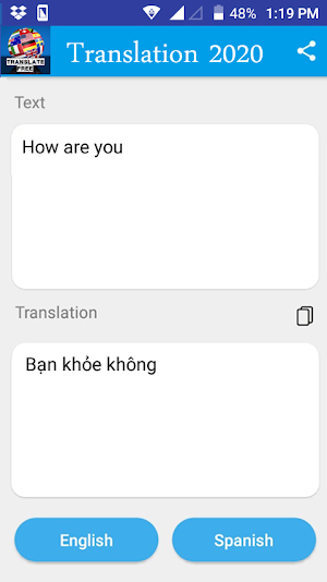 Vietnamese - English Translator 2021 Screenshot 0