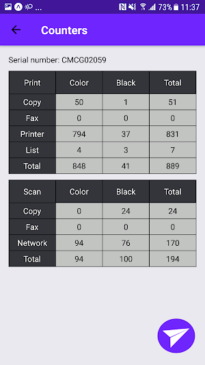 MFP Info Screenshot 2