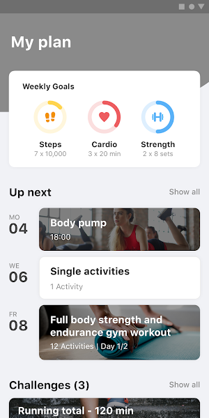 SenS gym Screenshot 0