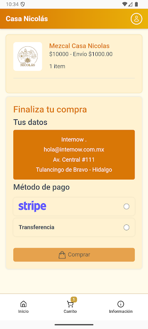 Mezcal Casa Nicolás Screenshot 3