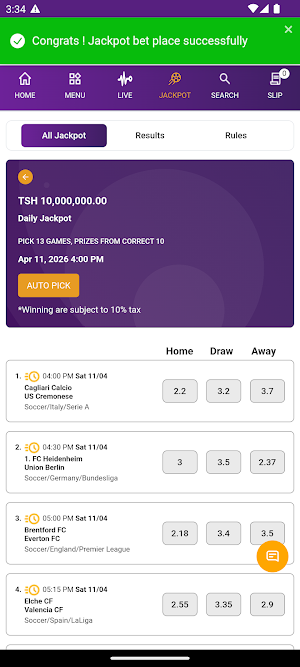 BikoSports Screenshot 1