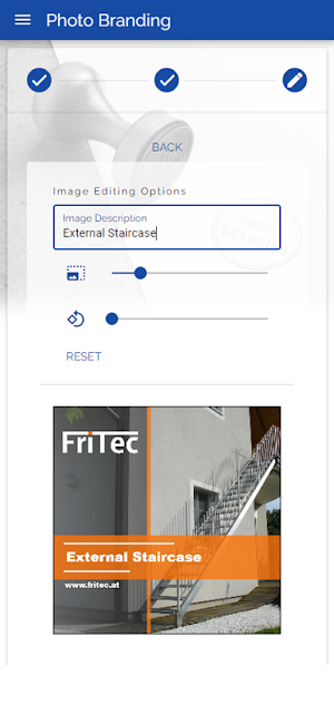 Photo Branding Screenshot 2