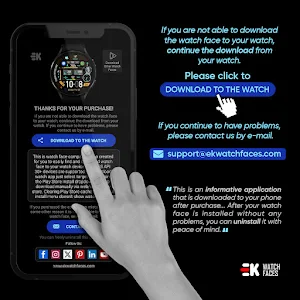 Tech Horizon - Watch Face Screenshot 1