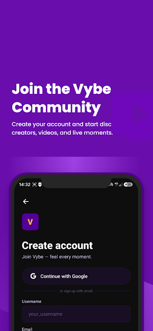 Vybe Screenshot 1