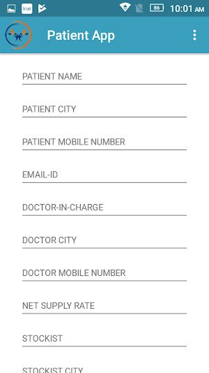 Patient App Screenshot 1