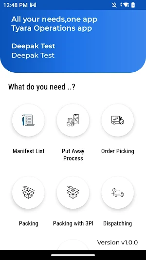 Tyara Operation App Screenshot 2