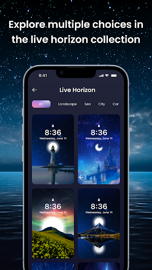 Horizon Live Wallpapers Screenshot 2
