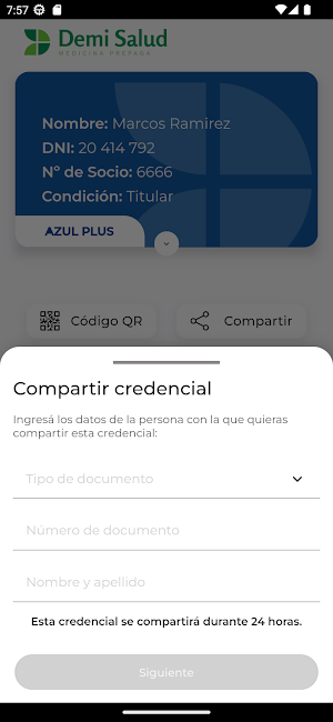Demi Salud Credencial Digital Screenshot 3