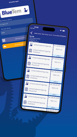 BlueTem - Arbeitsschein Screenshot 2