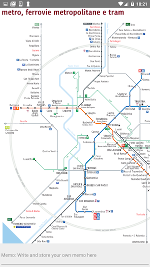ROME METRO TRAM BUS MAP Screenshot 1