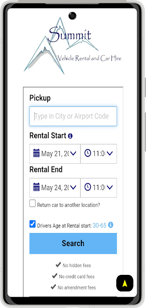 Summit Car Hire Screenshot 0