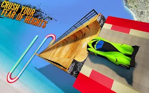 Mega Ramp Car Stunt Racing Games - Free Car Games Screenshot 1