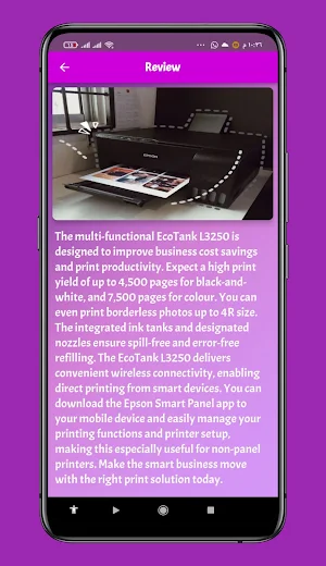 Epson iprint L3250 Guide Screenshot 2