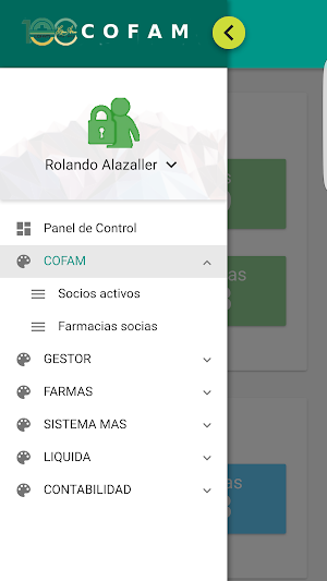 COFAM - Reportes Consejo Screenshot 2