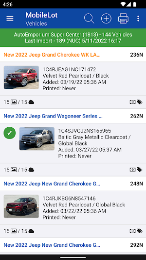 MobileLot by WalkTheLot.com Screenshot 0