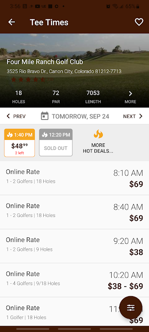 Four Mile Ranch Golf Club Screenshot 1