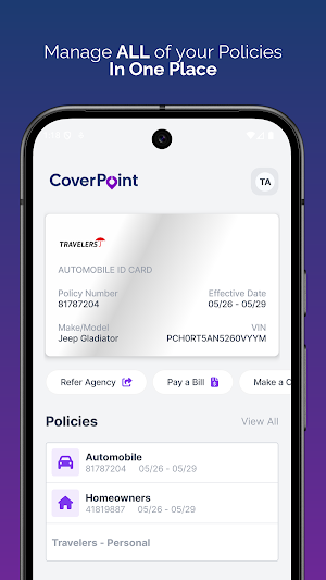 CoverPoint Insurance Screenshot 0