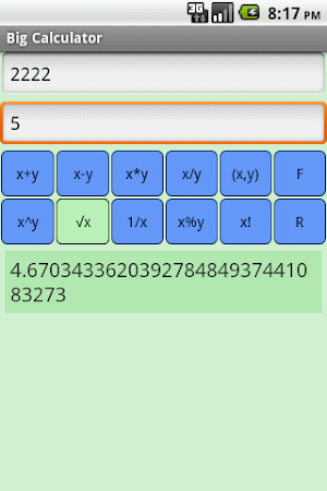 Big Calculator Screenshot 2