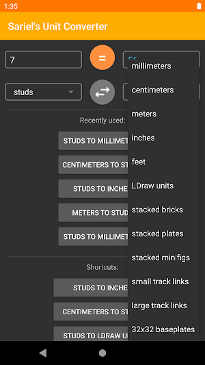 Sariel's Unit Converter Screenshot 1