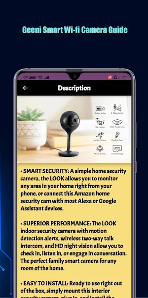Geeni Smart Wi-fi Camera Guide Screenshot 2