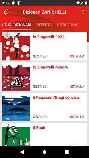 Dizionari ZANICHELLI Screenshot 1