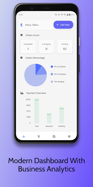 Tailor+ Modern Tailoring App Screenshot 0
