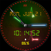Animated ECG Watch Face