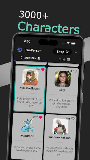 TruePerson: Roleplay AI Chat Screenshot 2