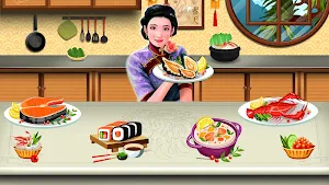 Chinese Food Kitchen: Home Noodles Maker Game Screenshot 1