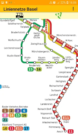 LineNetwork Basel Screenshot 2