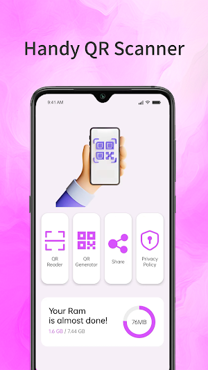 Handy QR Scanner Screenshot 0