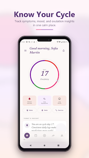 Cycleva: Period Tracker Screenshot 0