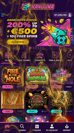 Kanuuna Casino Screenshot 0