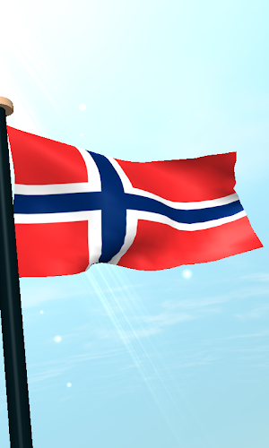 Svalbard and Jan Mayen Flag 3D Screenshot 3