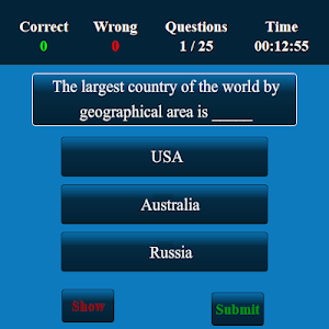 Worldgeography MCQ Screenshot 1