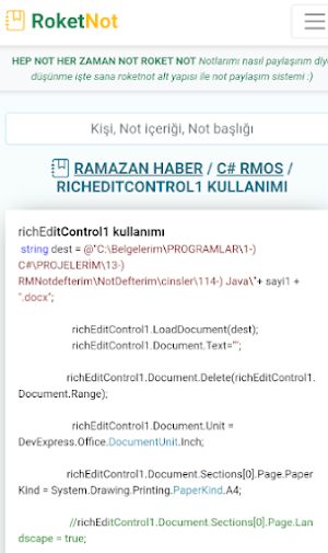 Roket Not Screenshot 1