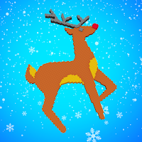 Christmas Voxel 3D Color Book