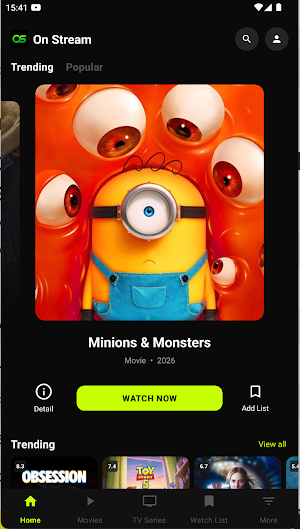 ON Stream Movies Screenshot 0