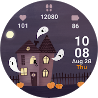 Halloween House watch face