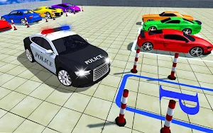 Multistory Police Car Parking Mania 3D Screenshot 0