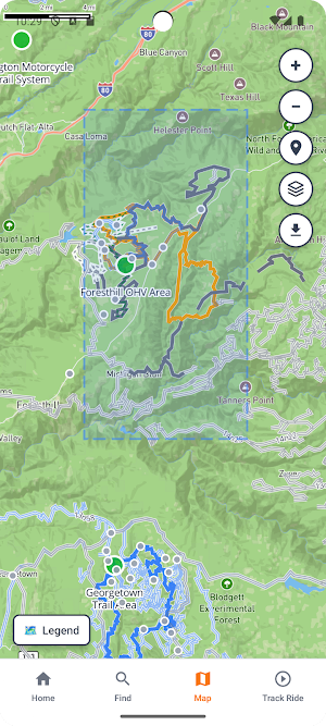 Braaply: Dirt Bike Trail Maps Screenshot 1