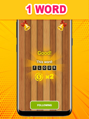 2 pics 1 word - logical word game Screenshot 1