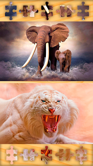 Wild Animals Puzzles Jigsaws Screenshot 3