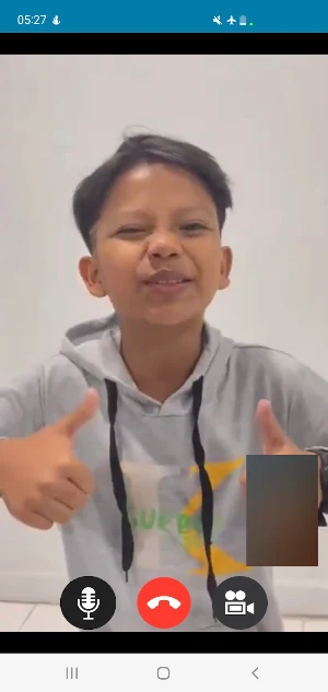 Fake call farel prayoga chat Screenshot 2