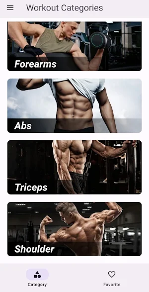 Healthya Gym Workout Screenshot 2