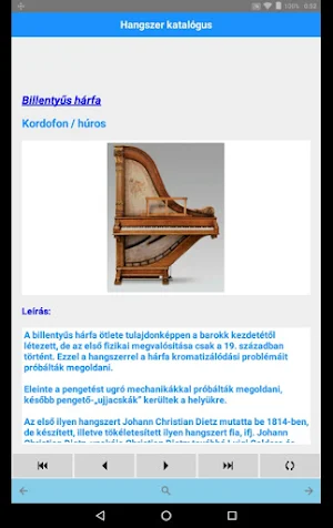 Hangszer Katalógus és Zenei stílusok listája Screenshot 2