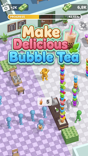 Bubble Tea Cafe: Tycoon Screenshot 1