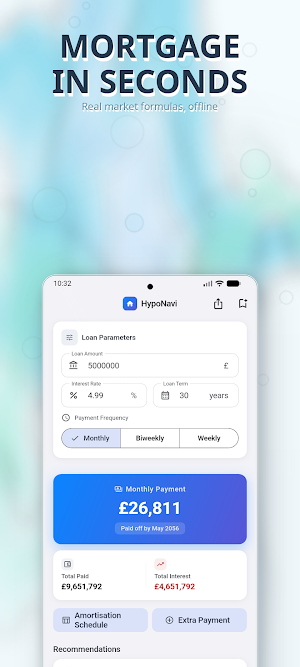 HypoNavi: Mortgage Calculator Screenshot 0